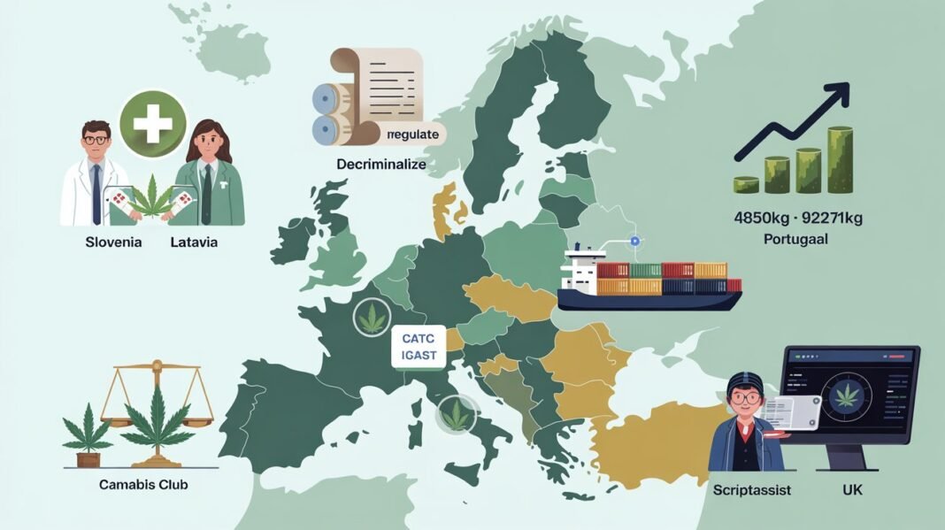 Slovenia Breaks Cannabis Mould, Latvia to Follow Suit, Bavaria Turns Green, Record Portuguese Exports…And More –