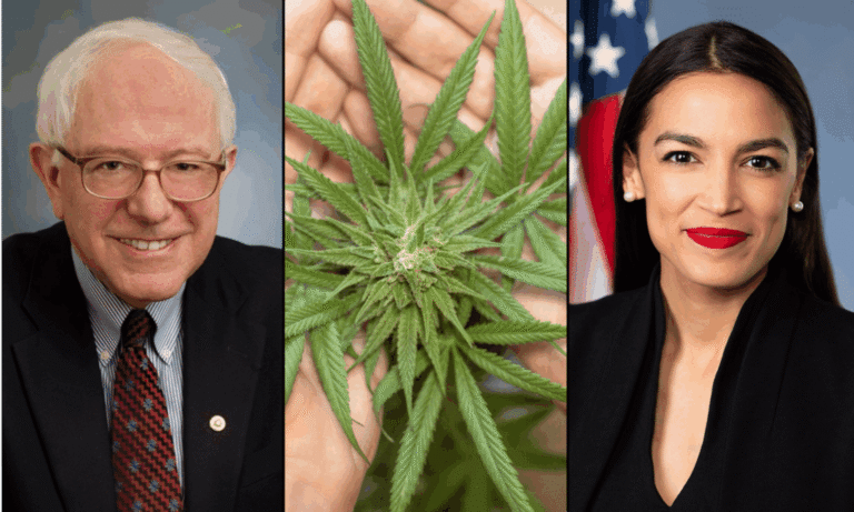 Bernie Sanders And AOC Joke About Marijuana At Nationally Televised Town Hall Meeting