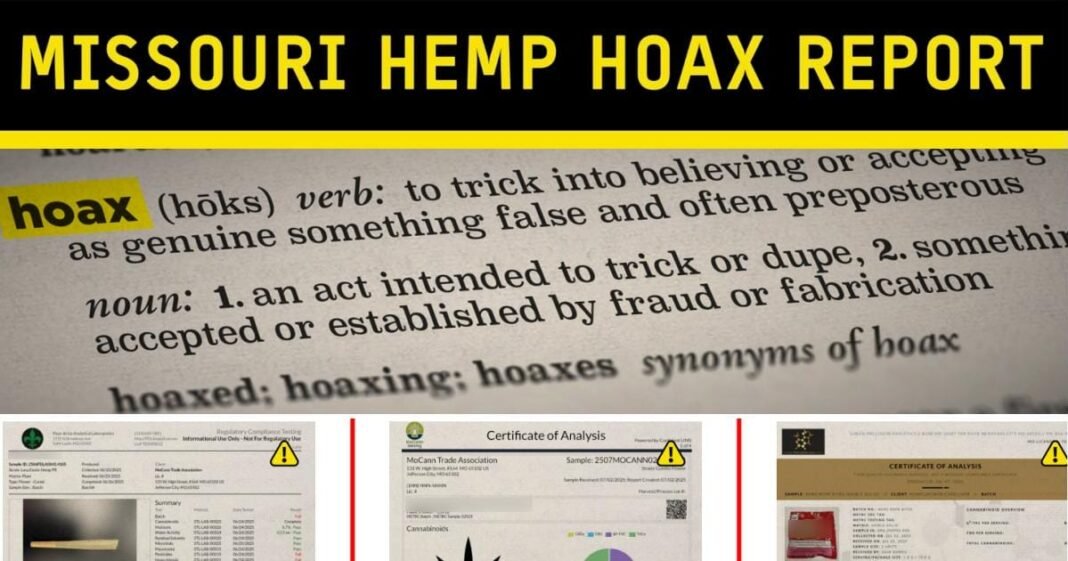 Missouri “Hemp Hoax” Report Released