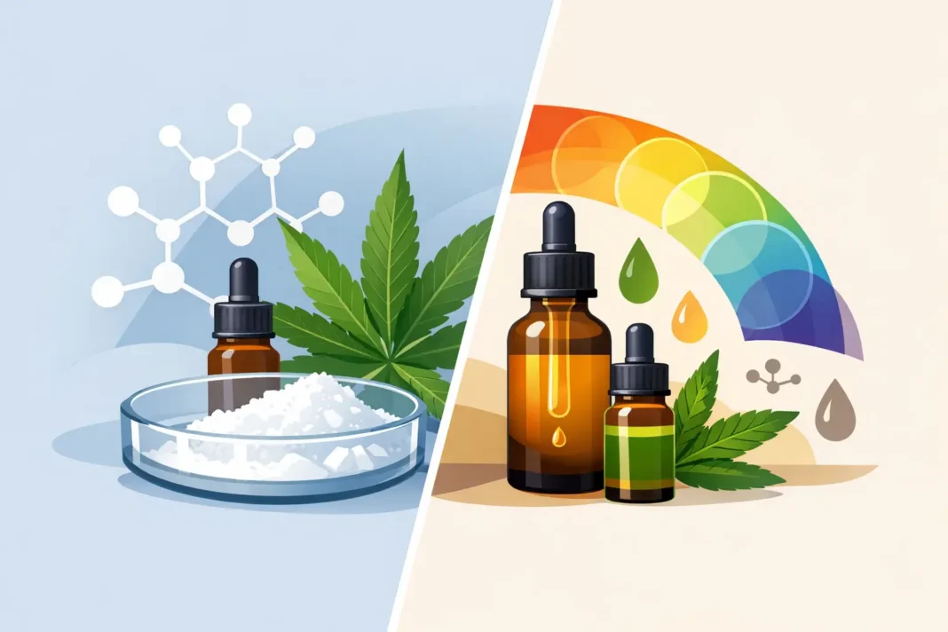 CBD Isolate vs Full Spectrum Explained