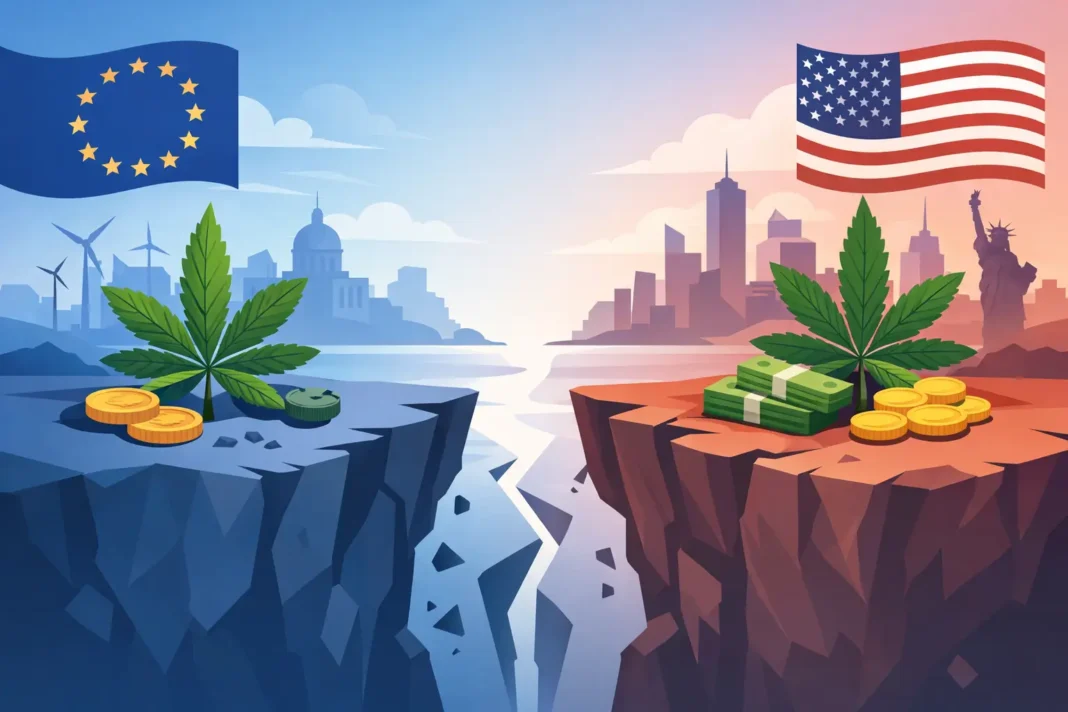 EU versus US cannabis markets are moving apart