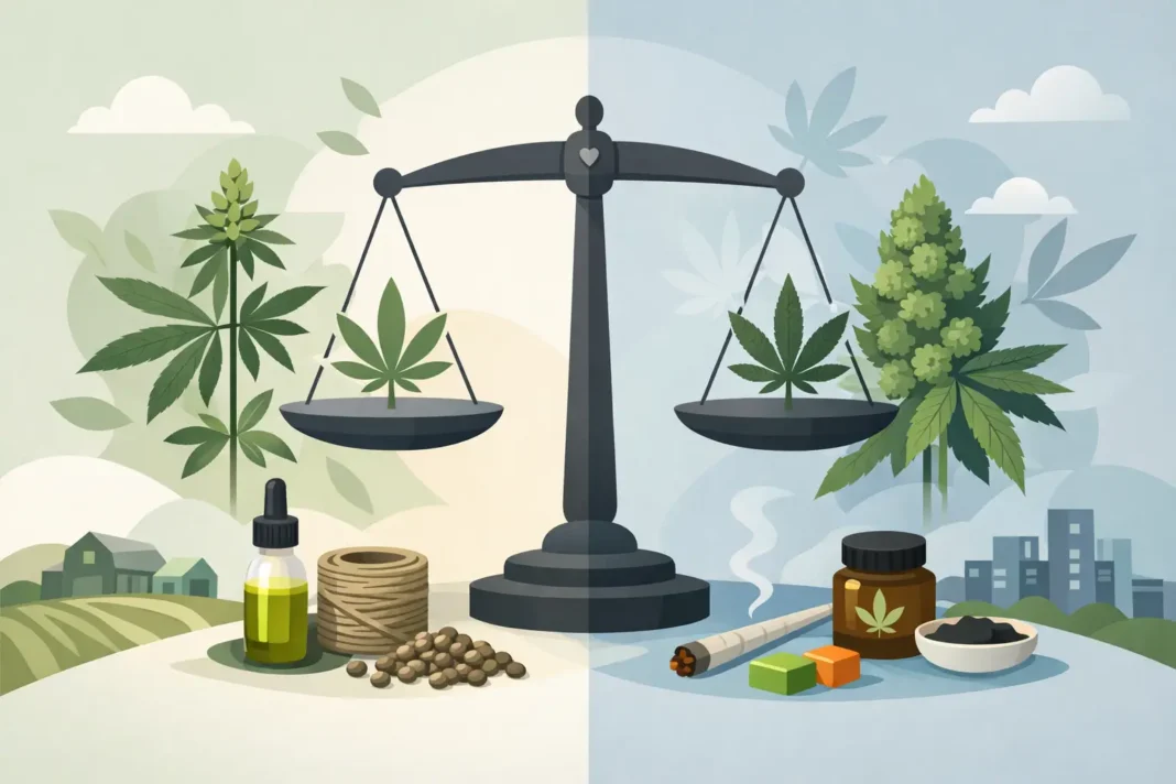 Hemp vs Cannabis Differences Explained